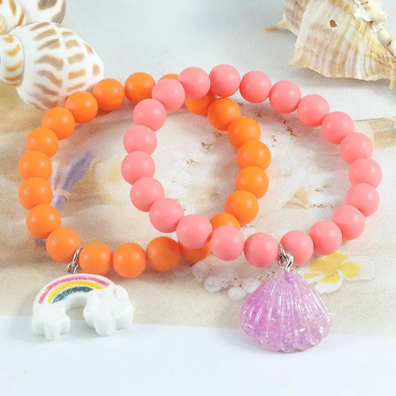 Pendant Bracelet For Kid Girl Children'S Bead Bracelet Friendship Bracelet Representing Friends Bracelet Good Friend Gift - Image 4