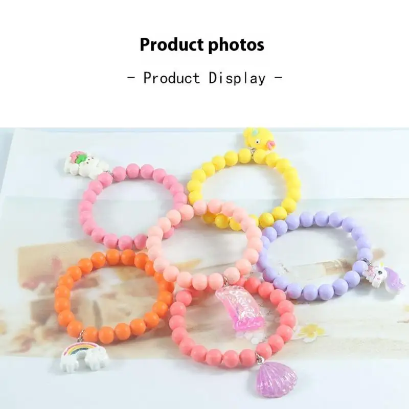 Pendant Bracelet For Kid Girl Children'S Bead Bracelet Friendship Bracelet Representing Friends Bracelet Good Friend Gift - Image 6