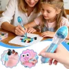 Perler Beads Pen DIY Tools Children Puzzles Automatic Press Upgraded Bead Tool Bead Art Crafting Children Puzzles Accessory