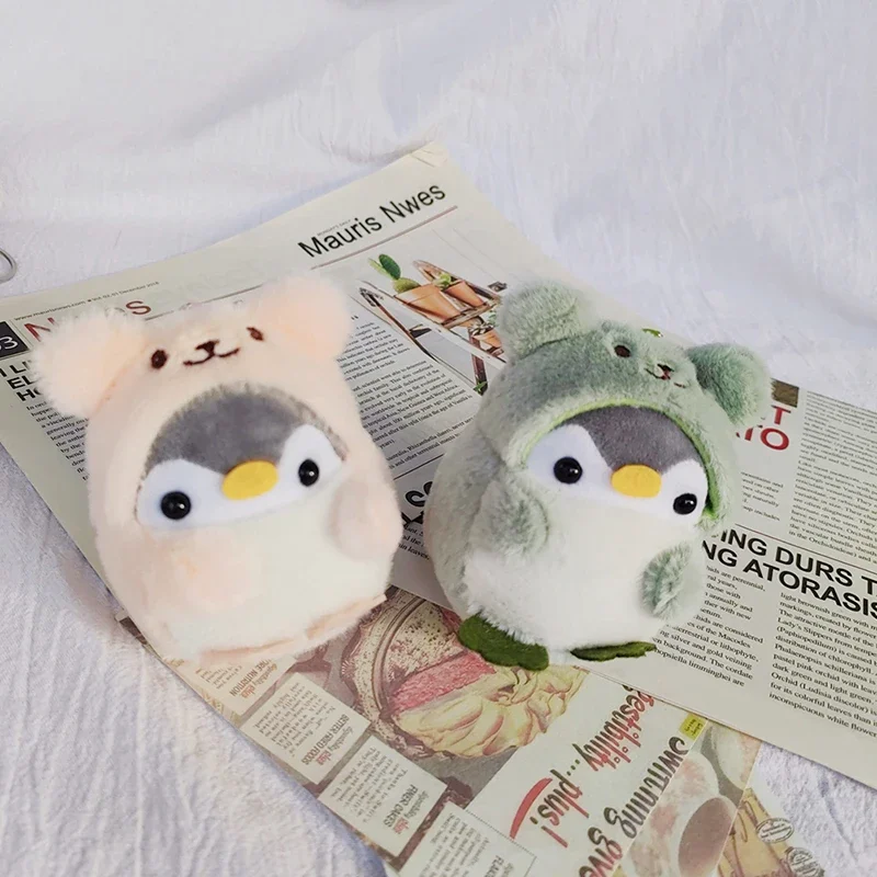 Plush Cartoon Keychain Cute Penguin Doll Bag Pendants Keychains Toys Soft Cotton Key Chain Girls And Kids Gifts - Image 3