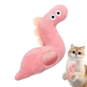 Plush Cat Toys for Indoor Cats Stuffed Dog Plush Toys Animal Interactive Soft Toy Doll for Pets Teeth Cleaning Dog Toy for Small