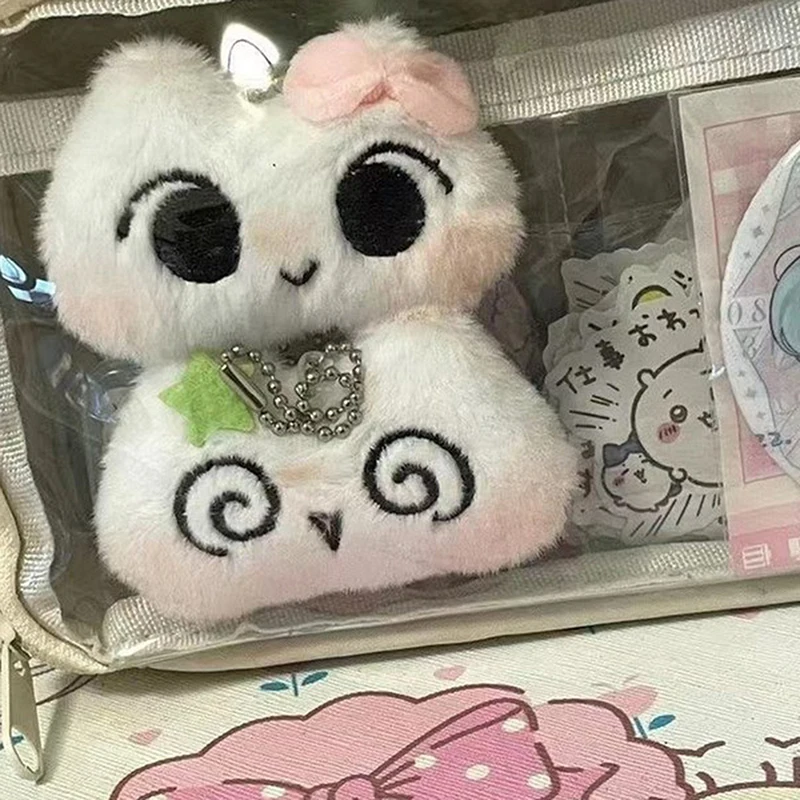 Plush Dizzy Cat Pendant Funny Stuffed Toy Hanging Decoration Couple Key Chain Bag Pendant Bag Accessories - Image 3
