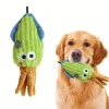 Plush Dog Toy Crab shark seahorse Bite Resistant Squeaky Toys Corduroy Dog Toys for Dogs Puppy Pets Training Accessories