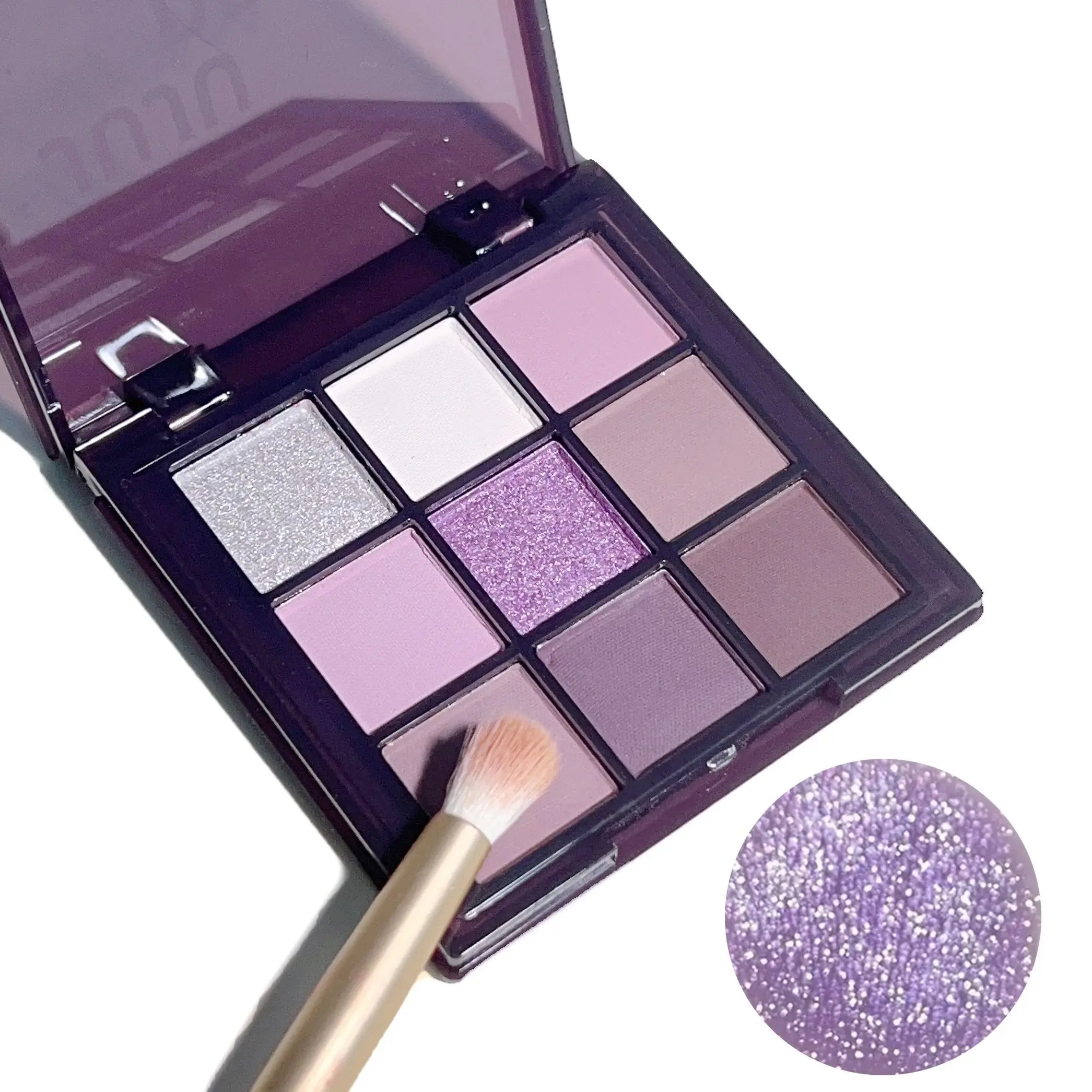 Purple Eyeshadow Palette -9 natural and shimmery finish colors for a long-lasting smoky eye makeup - Image 2