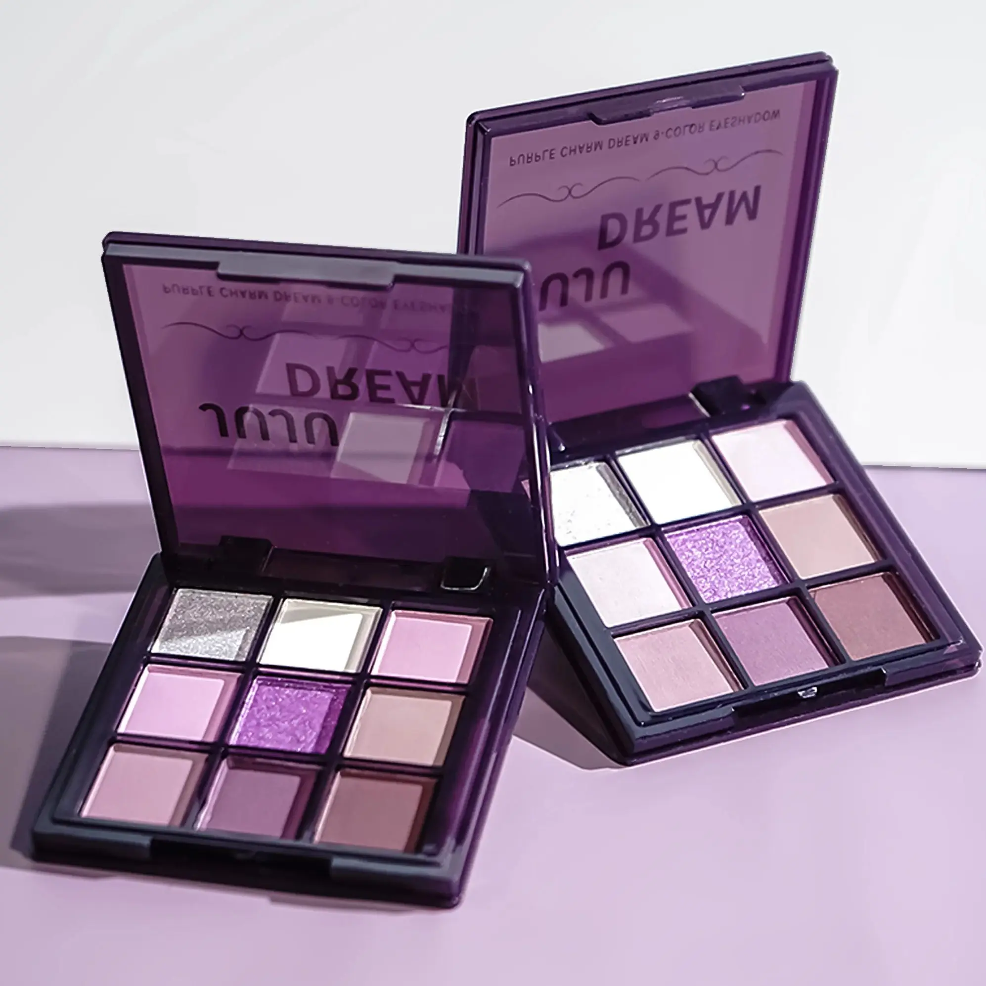 Purple Eyeshadow Palette -9 natural and shimmery finish colors for a long-lasting smoky eye makeup - Image 6