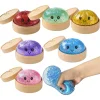 Realistic Giant Dumpling Squeeze Toy with Bamboo Steamer Soft TPR Dough Ball Decompression Fidget Toy Creative Funny Gift
