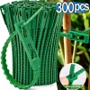 Reusable Garden Cable Ties Plant Vine Tree Shrubs Support Fastener Locking Nylon Adjustable Zipper Cables Ties Organizer Tools