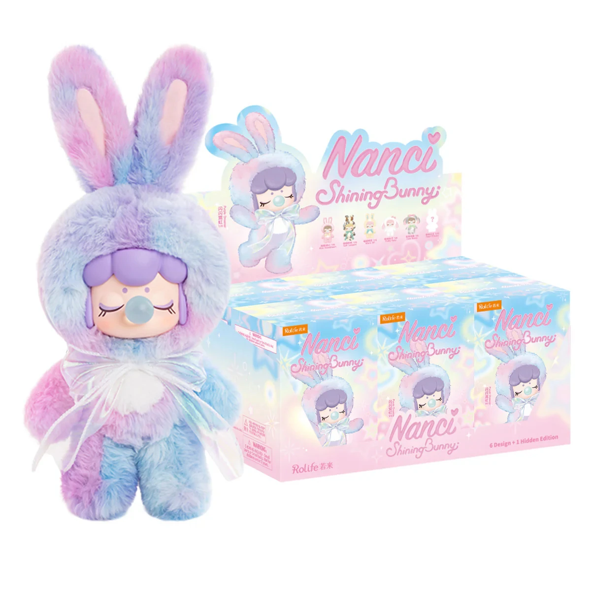 Robotime Nanci's Shining Bunny Plush Dolls Blind Box Surprise Plush Doll Collectible Doll Unique Christmas Gift for Girls - Image 5