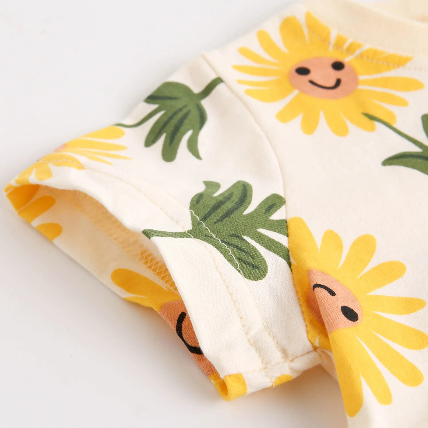 Sanlutoz Baby Girls Cute Summer Printing Dresses Casual Children Floral Clothing Cotton - Image 4