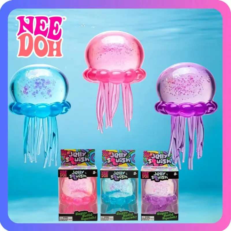 Schylling NeeDoh Nice Cube & Nice-Sicle Squishy Toys, Anti-Anxiety Squeeze Fidget Toys for ADHD Stress Relief & Focus - Image 2