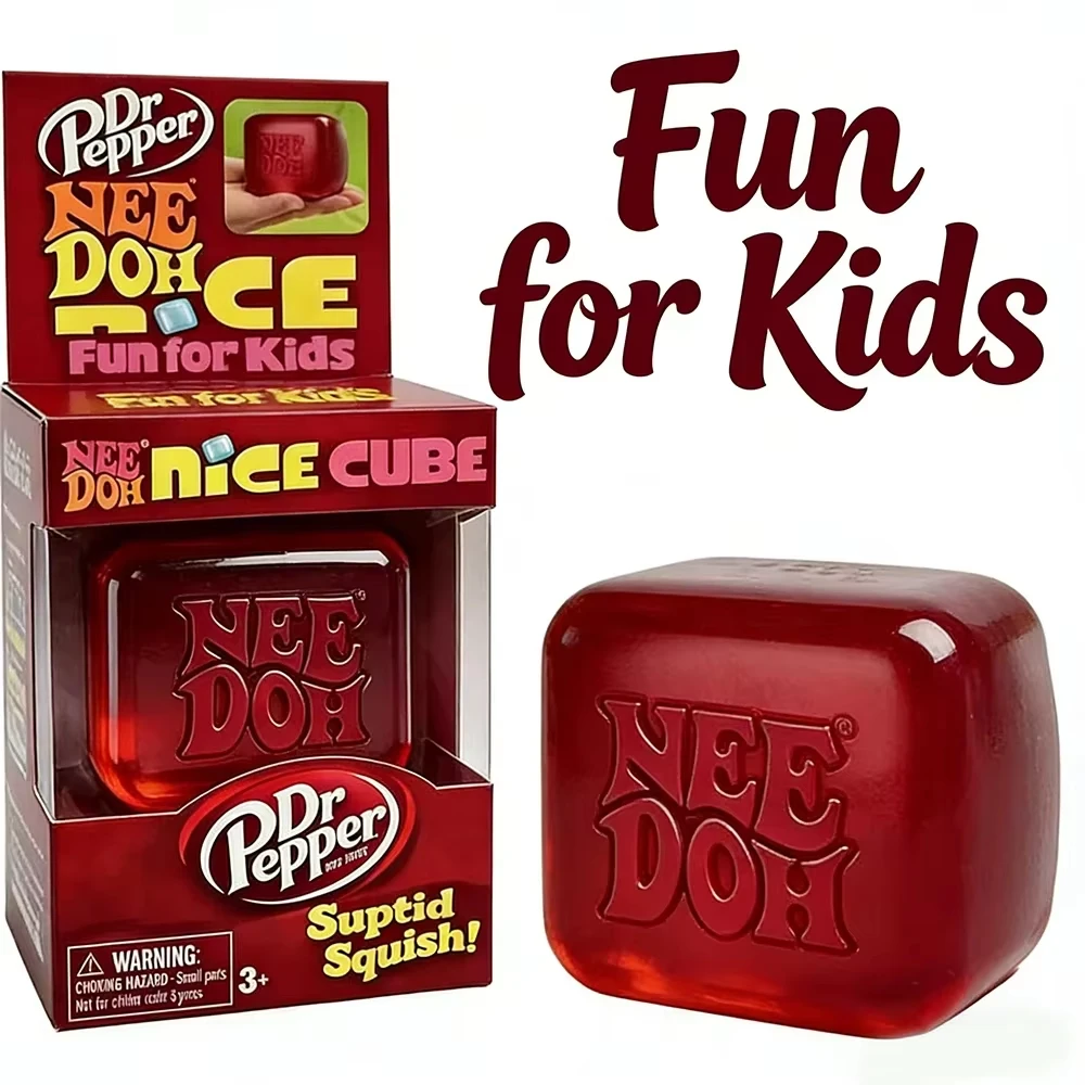 Schylling Needoh Nice Cube Sensory Fidget Cube Stress Relief Anxiety Sensory Tool for Focus ADHD & Office Desk Calming Gadget - Image 5
