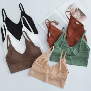 Seamless Women Push Up Bra Beautiful Back Bras Fitness Tops Brassiere Bralette Female Tube Top Underwear with Chest Pad