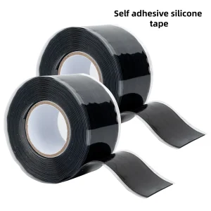 Self adhesive silicone waterproof tape, water hose leakage sealing pipe cable insulation repair tape, winding sealing clip tape