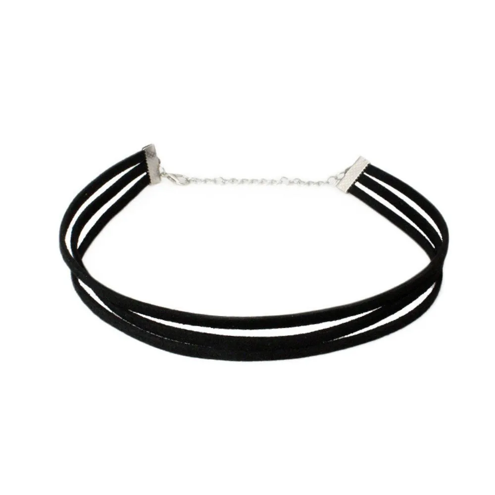 Sexy Black Lace Choker Korean Gothic Clavicle Chain Necklace Elegant Punk Style Lace Collar Necklace Jewelry Accessories - Image 2