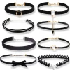 Sexy Black Lace Choker Korean Gothic Clavicle Chain Necklace Elegant Punk Style Lace Collar Necklace Jewelry Accessories