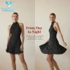 Sexy Polka Dot Print Halter Dress For Women Elegant Party Slim Backless Sleeveless Mini Dress Summer Vacation Outfits