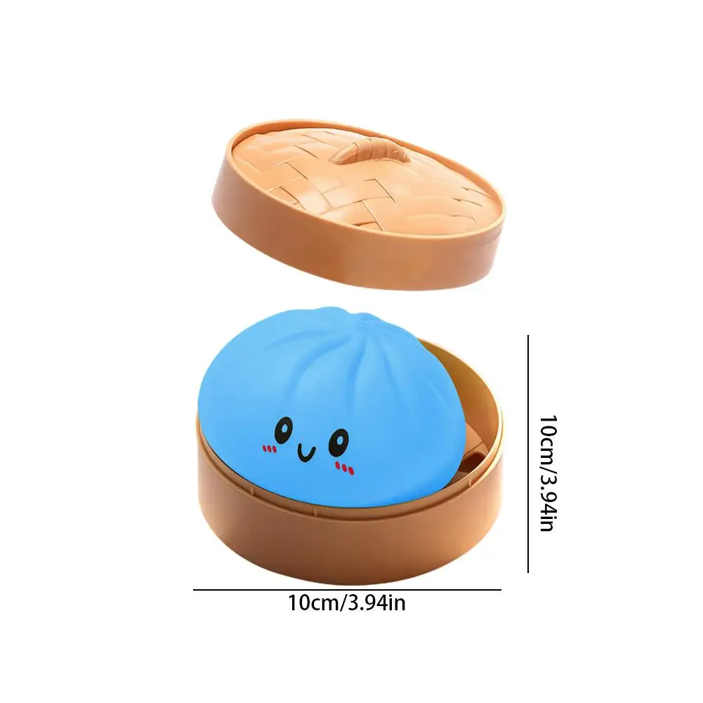 Simulation Baozi Dumpling Pressure Ball Soft Low Rebound Squishy Glitter Sensory Toy Anxiety Relief Birthday Gift Kids - Image 6