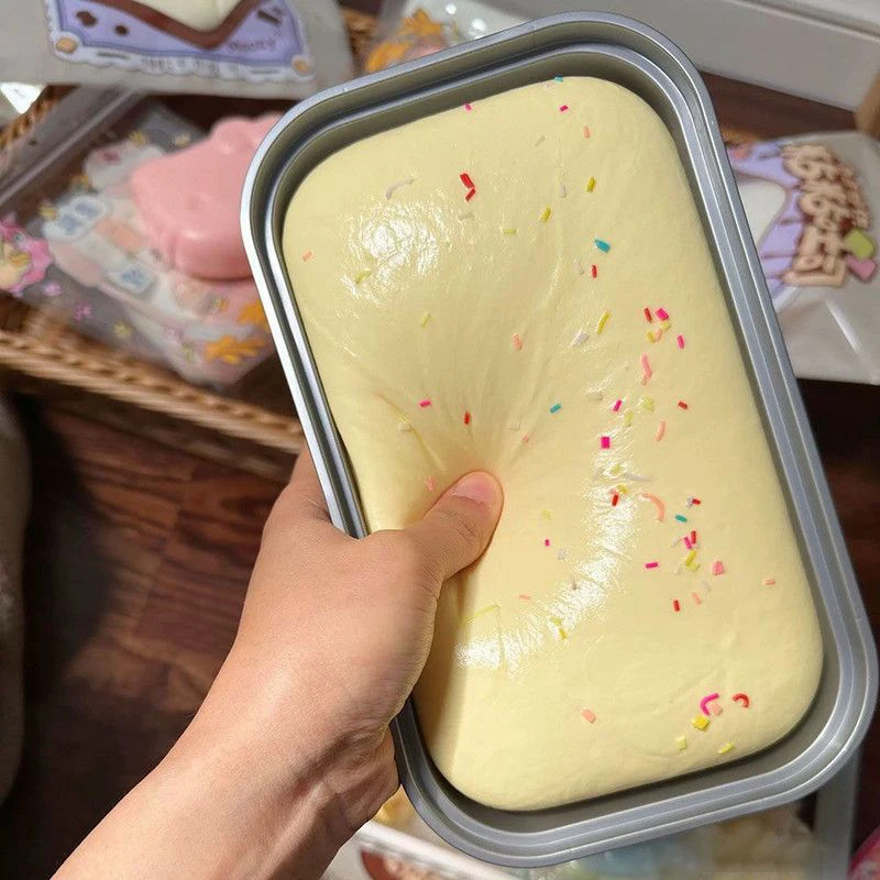 Simulation Cake Squishy Toy Sticky Box Cake Squishy Fidget Toy Slow Rising Squeeze Toy Anti Stress Release Hand Relax Gift - Image 2