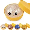 Simulation Food Dumpling Squishy Squeeze Ball Colorful Sensory Fidget Toy with Steamer for Stress Relief Home Desktop Decor Gift