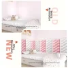 Soft 3D Foam Wallpaper Waterproof 0.7cm Thick Foam Anti Collision Wall Stickers Self-adhesive Wall Mat Pad Nursery Room