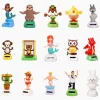 Solar Animal Bobble Head Car Decor - Cute Cartoon Dashboard Ornament Home Office Creative Gift Set