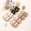 Solid Color Baby Sandals For Summer Soft Soled Non Slip Baby Walking Shoes For 0-18 Months Breathable And Anti Drop Shoes