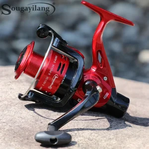Sougayilang Spinning Fishing Reels 4000 Series Ultra Light Fishing Reel 5.2:1 Gear Ratio MAX Drag 5KG Carp Fishing Reel Tackle