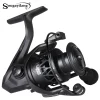 Sougayilang Spinning Reel 5.2:1 Gear Ratio Full Metal Construction Corrosion Resistant 10kg Max Drag for Freshwater Saltwater