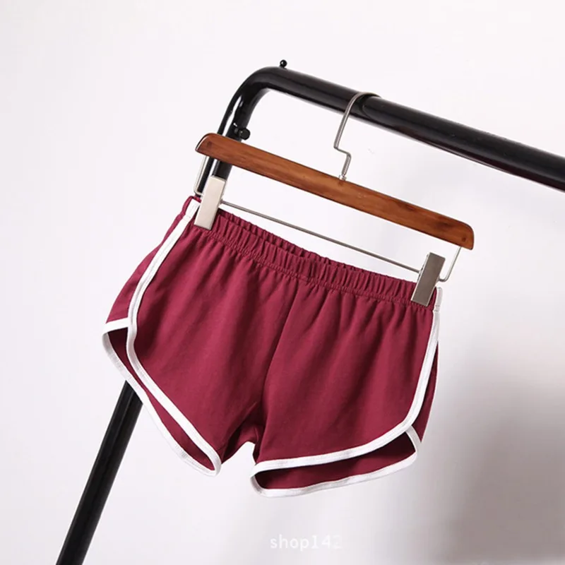 Sports Shorts Women Summer 2024 New Candy Color Anti Emptied Skinny Shorts Casual Lady Elastic Waist Beach Correndo Short Pants - Image 6