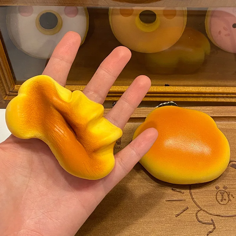 Squishy Caramel Cloud Bread Slow Rebound Squeeze Toys Pinch Decompression Fidget Toy Squishy Stress Relief Toys for Adults - Image 3