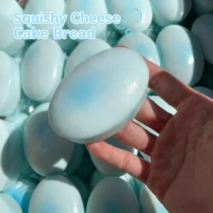 Squishy Cheese Cake Fidget Toys Slow Rising Squeeze Toys Soft Stress Relief Sensory Toy for Anxiety Squishy Toy For Kids & Adult