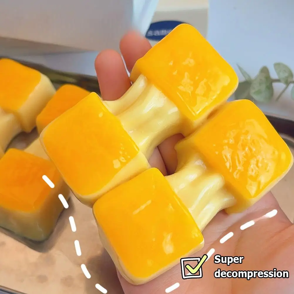 Squishy Rice Cake Stress Relief Toy Squeeze Fidget Toys for Kids Adults Realistic Soft Stretchy Sensory Gift Anti-stress - Image 5