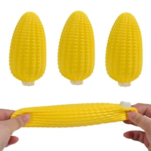Squishy Simulated Corn Stress Ball - Squeeze Toy for Anxiety Relief, Fidget Sensory Toy for Kids & Adults, Squishies Gag Gift