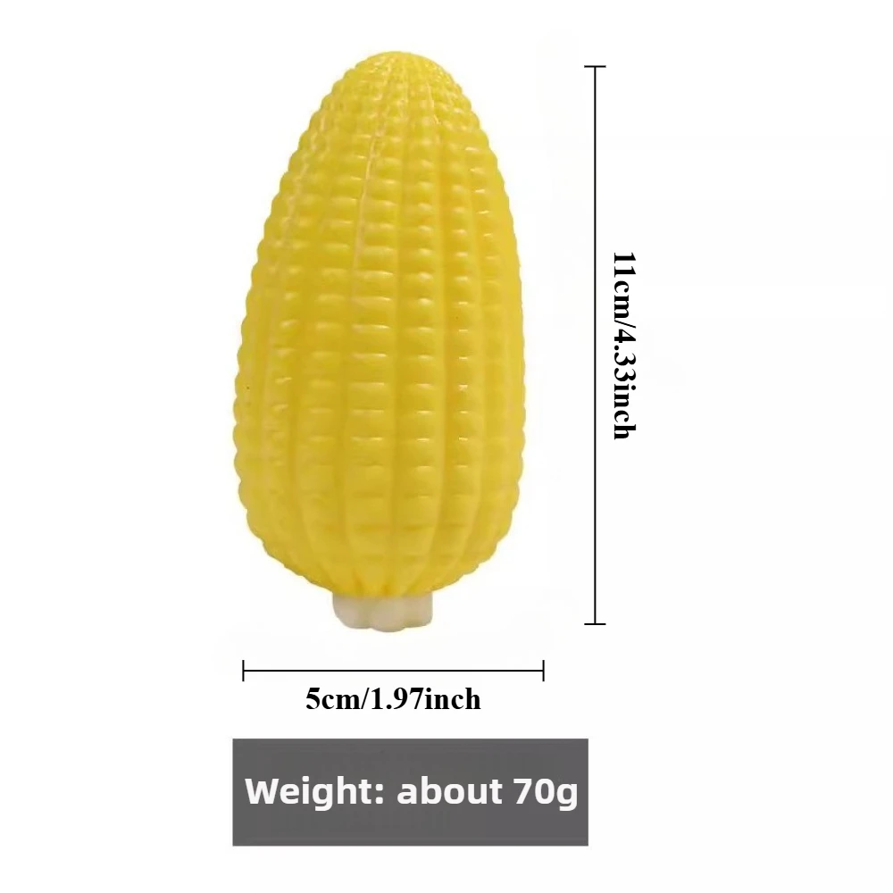 Squishy Simulated Corn Stress Ball - Squeeze Toy for Anxiety Relief, Fidget Sensory Toy for Kids & Adults, Squishies Gag Gift - Image 4