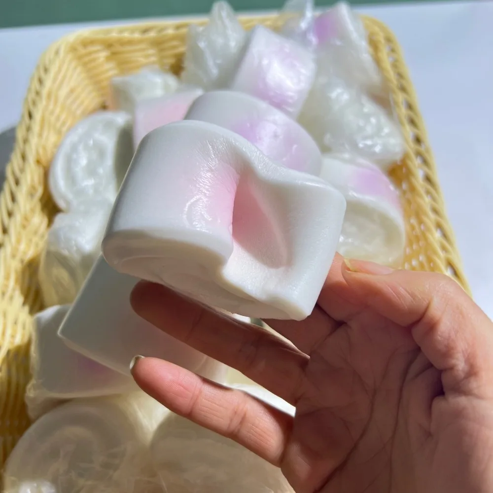 Squishy Simulated Steamed Bun Squeeze Toy Stress Relief Slow Rising Sensory Fidget for Anxiety ADHD Autism Gift for Kids Adults - Image 4