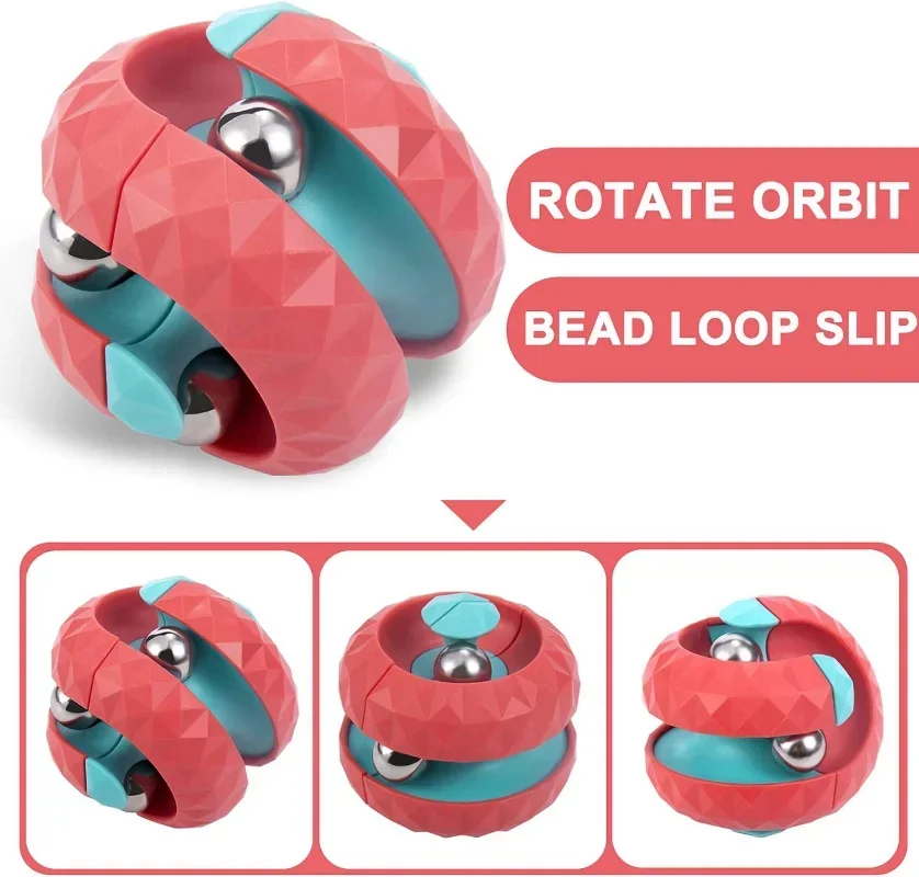 Stress Reducing Toy Children's Trackball Cube Anti Pressure Sensory Toy Fidget Toy Children's Puzzle Space Geometry Training - Image 4