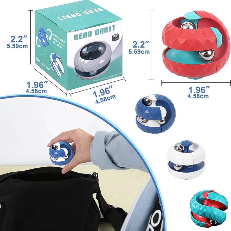 Stress Reducing Toy Children's Trackball Cube Anti Pressure Sensory Toy Fidget Toy Children's Puzzle Space Geometry Training - Image 6