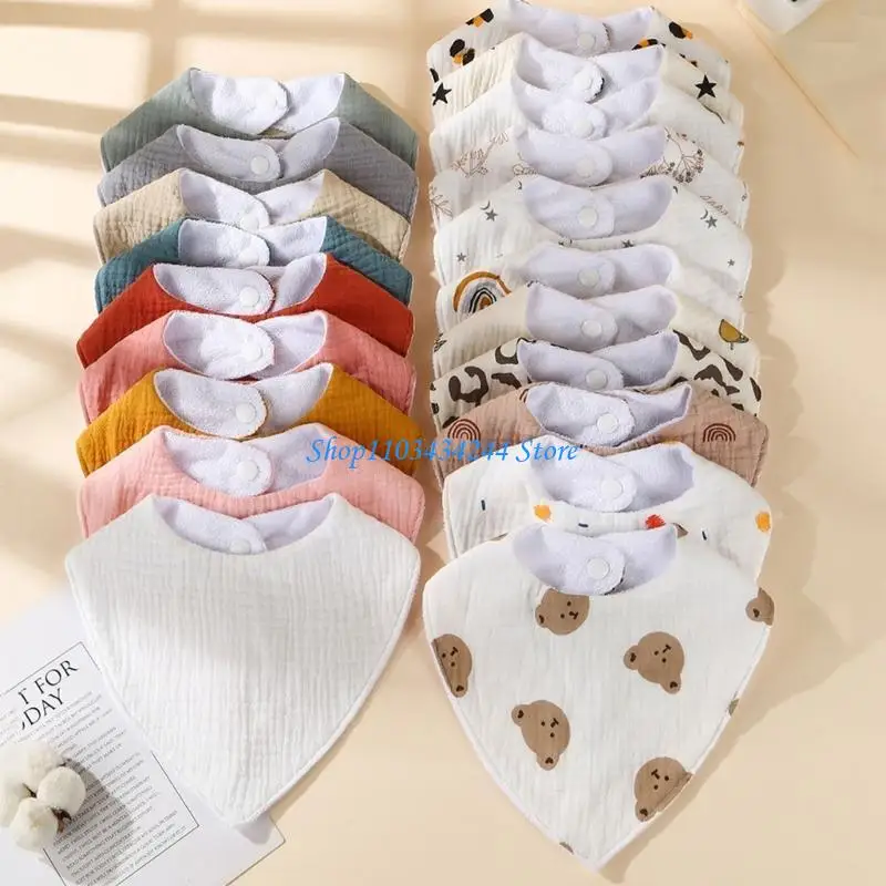 Stylish & Practical Bibs set Trendy & Functional Perfect for Teething & Feeding - Image 2