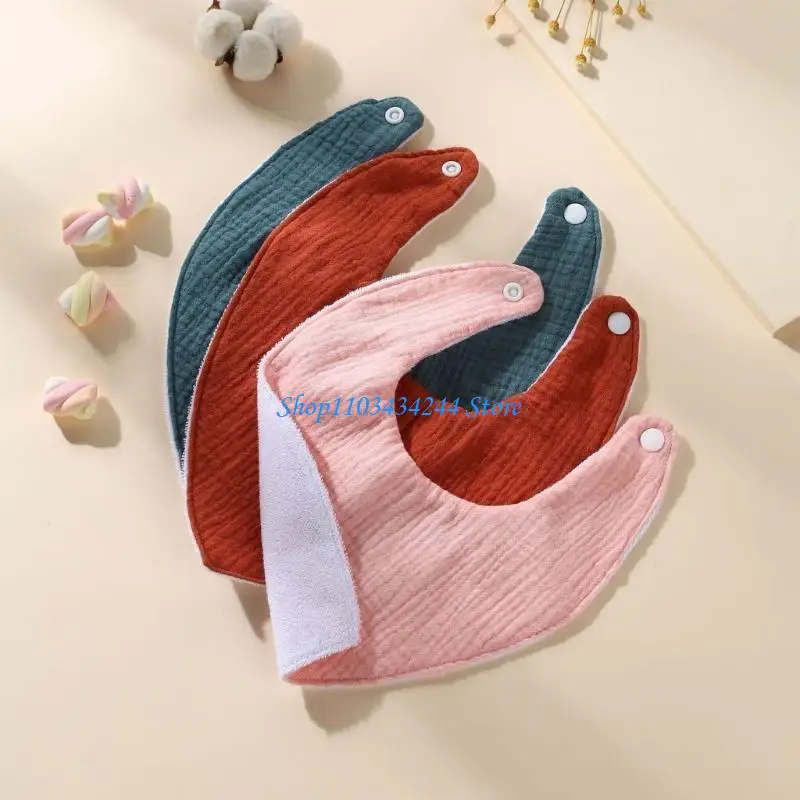 Stylish & Practical Bibs set Trendy & Functional Perfect for Teething & Feeding - Image 3