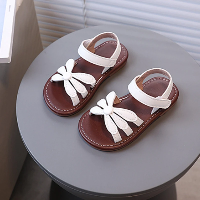 Summer Baby Girls Flower Open Toe Sandals Soft Sole Beach Princess Casual Shoes - Image 4