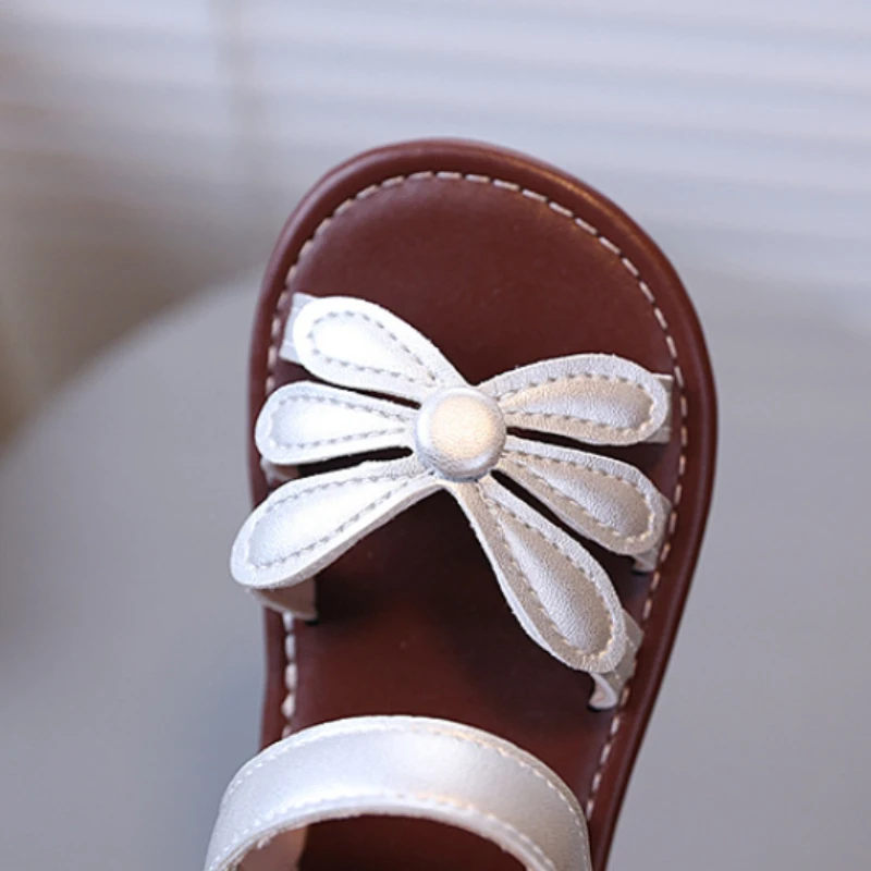 Summer Baby Girls Flower Open Toe Sandals Soft Sole Beach Princess Casual Shoes - Image 5
