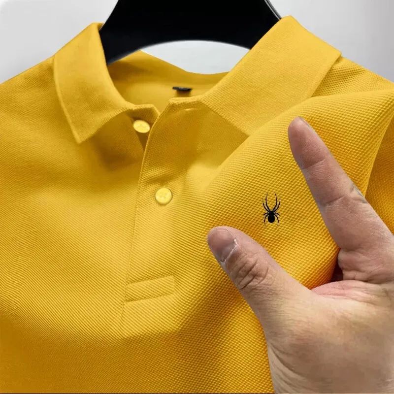 Summer Cool Polo Shirt - Lightweight Breathable Fabric, Perfect for Hot Weather - Image 4