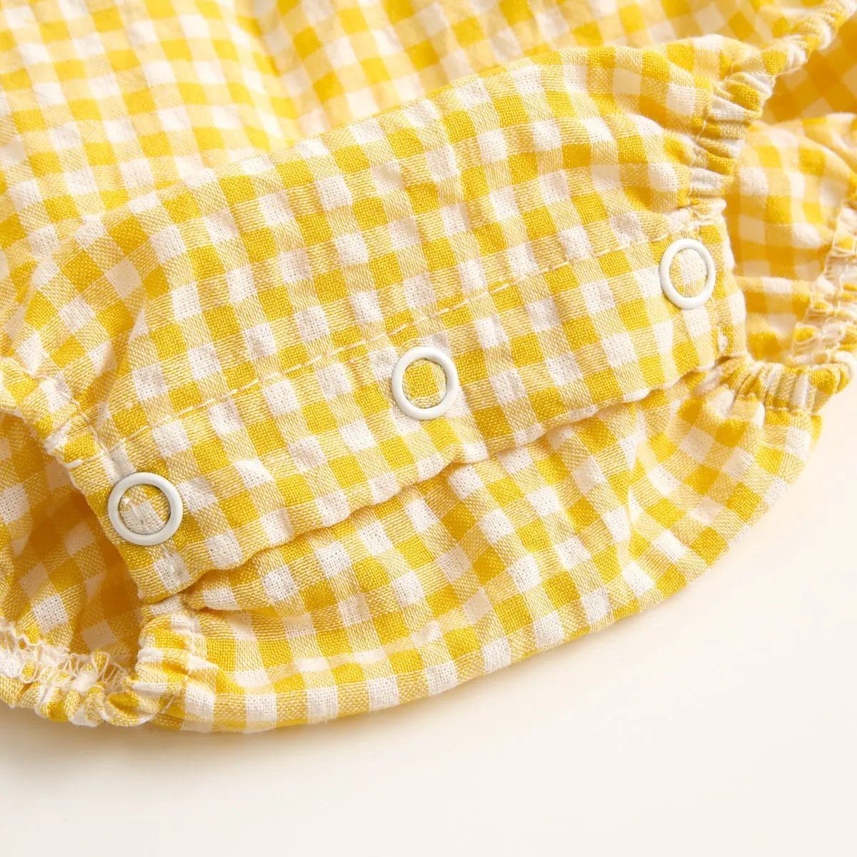 Summer Cotton Sleeveless Princess Baby Girls Bodysuits Cute Plaid Clothing - Image 5