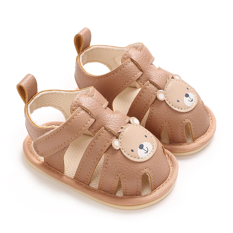Summer New 0-18M Baby Walking Shoes Sandals Cartoon Fabric Sole Anti Slip Men's And Women's Treasure Shoes - Image 3