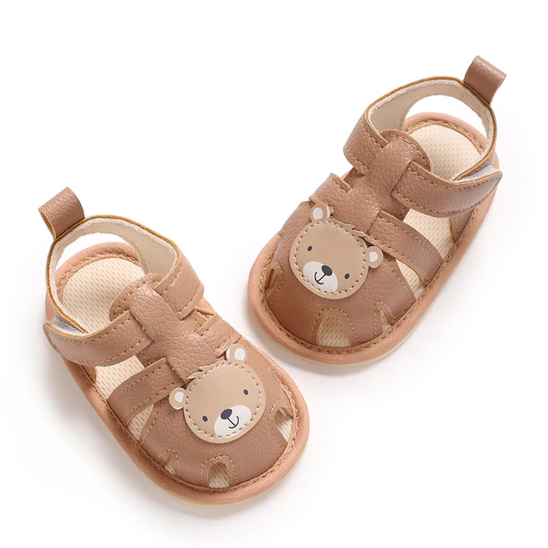 Summer New 0-18M Baby Walking Shoes Sandals Cartoon Fabric Sole Anti Slip Men's And Women's Treasure Shoes - Image 5