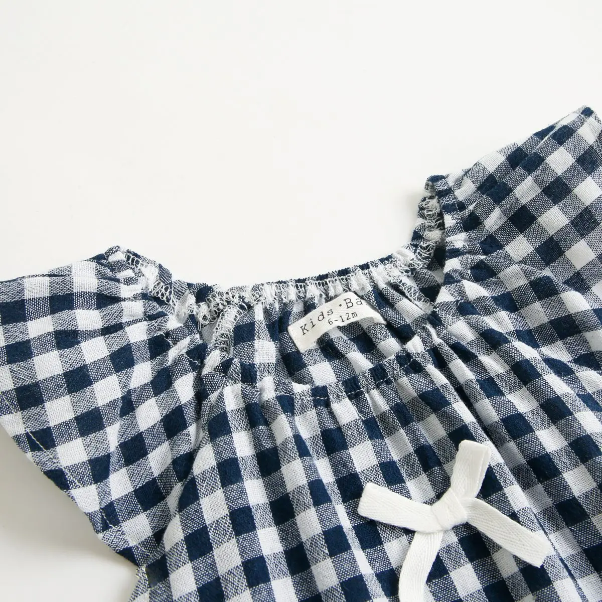 Summer Newborn Infants Girls Clothing Plaid Baby Girl Bodysuit Baby Clothes Princess - Image 3