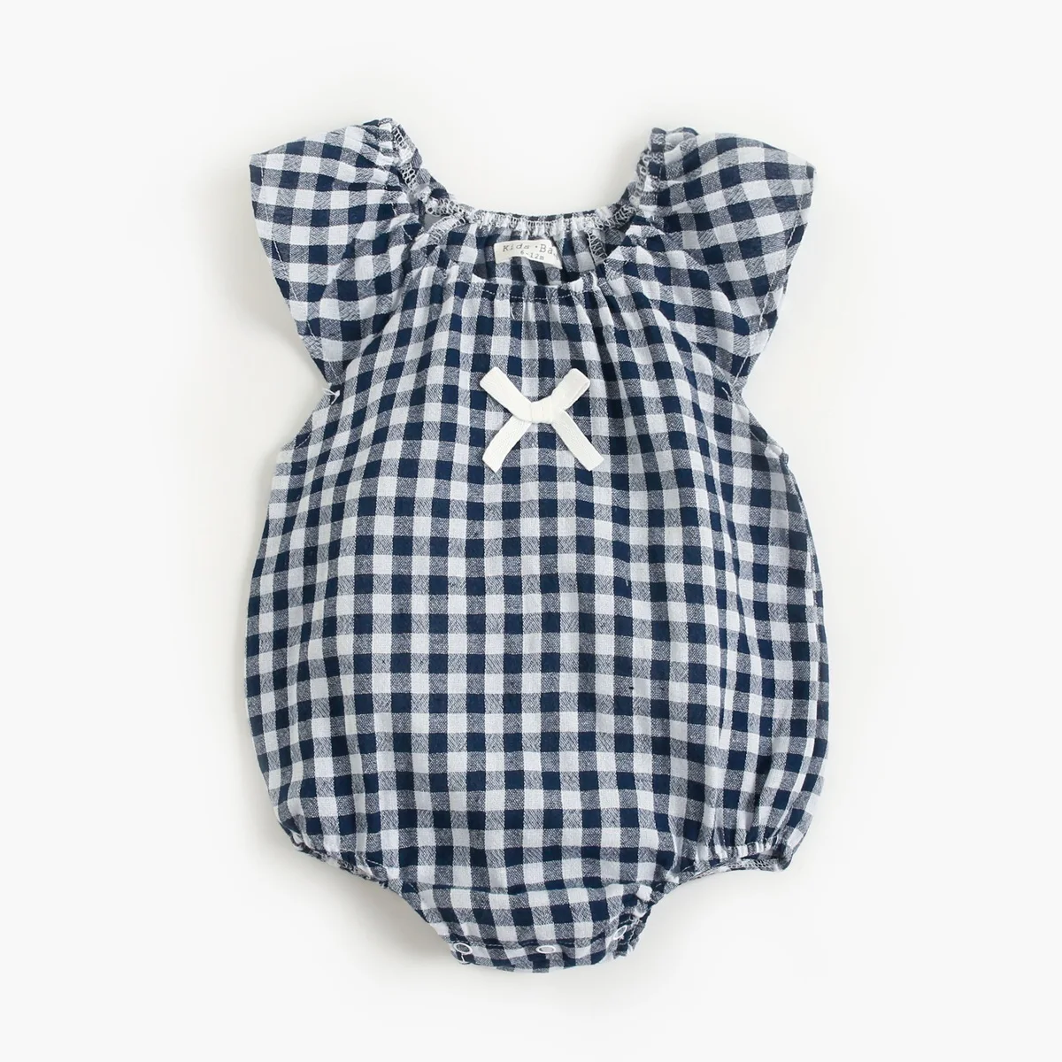 Summer Newborn Infants Girls Clothing Plaid Baby Girl Bodysuit Baby Clothes Princess - Image 6