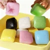 Super Soft Mini Toast Squishy, Finger Suction Slow Rising Simulation Food Toy, Stress Relief Squeeze Toy, Funny Prank Gift