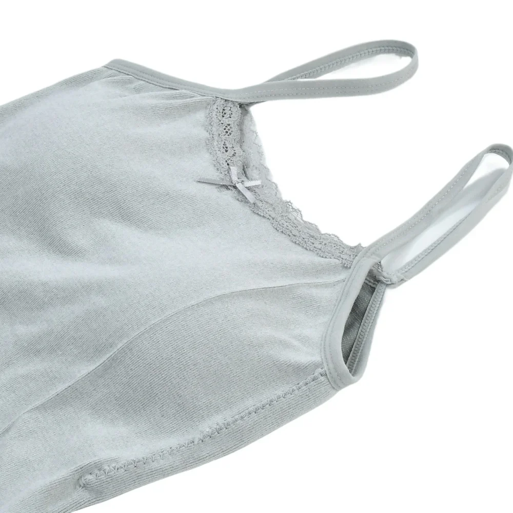 Teenager Padded Bra Tank Top Students Summer Print Crop Tops Girls Lace Camisole Developmental Vest With Built In Bra Girl Gift - Image 4