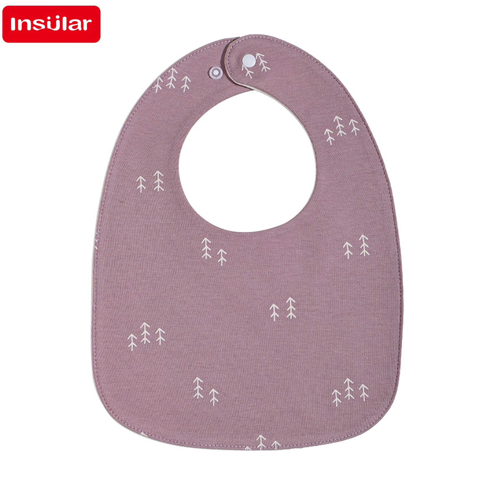 Three layer Cotton Baby Bibs Muslin Cotton Stuff Newborn printing Snap Button Soft Saliva Towel Burp Cloth Feeding Drool Bibs - Image 6